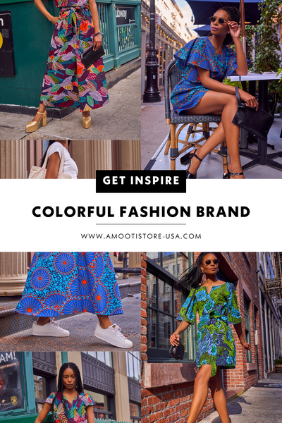 Colorful fashion brands